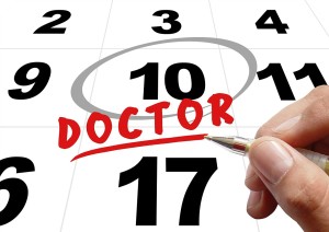 Concept of a doctors appointment