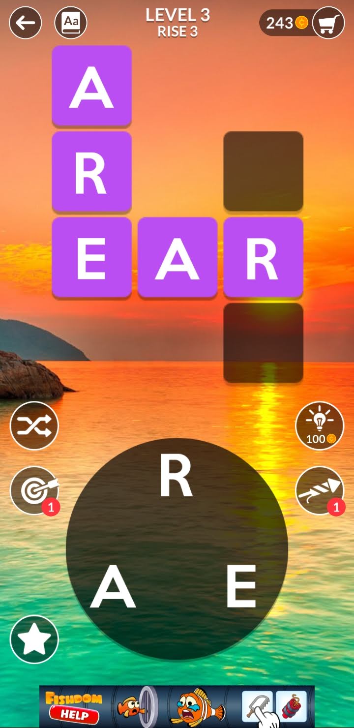 Playing Wordscapes