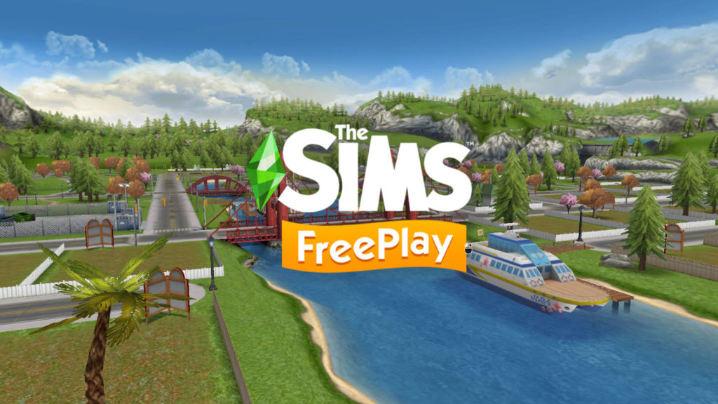 The Sims Freeplay intro screen