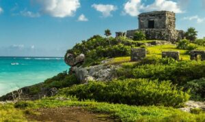 Mayan ruins, highlighting the idea of Mayan and Mexican medicinal foods